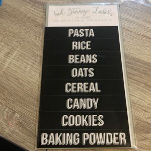 Food Storage Labels 16 Count